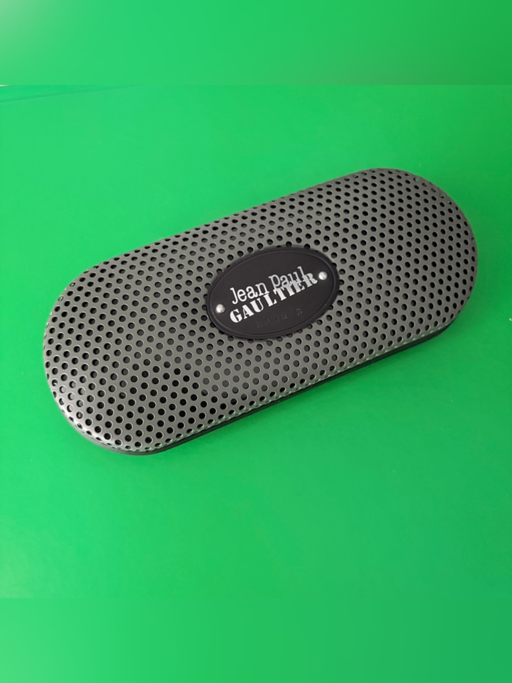 Jean Paul Gaultier Black Perforated Sunglass Case (case only)